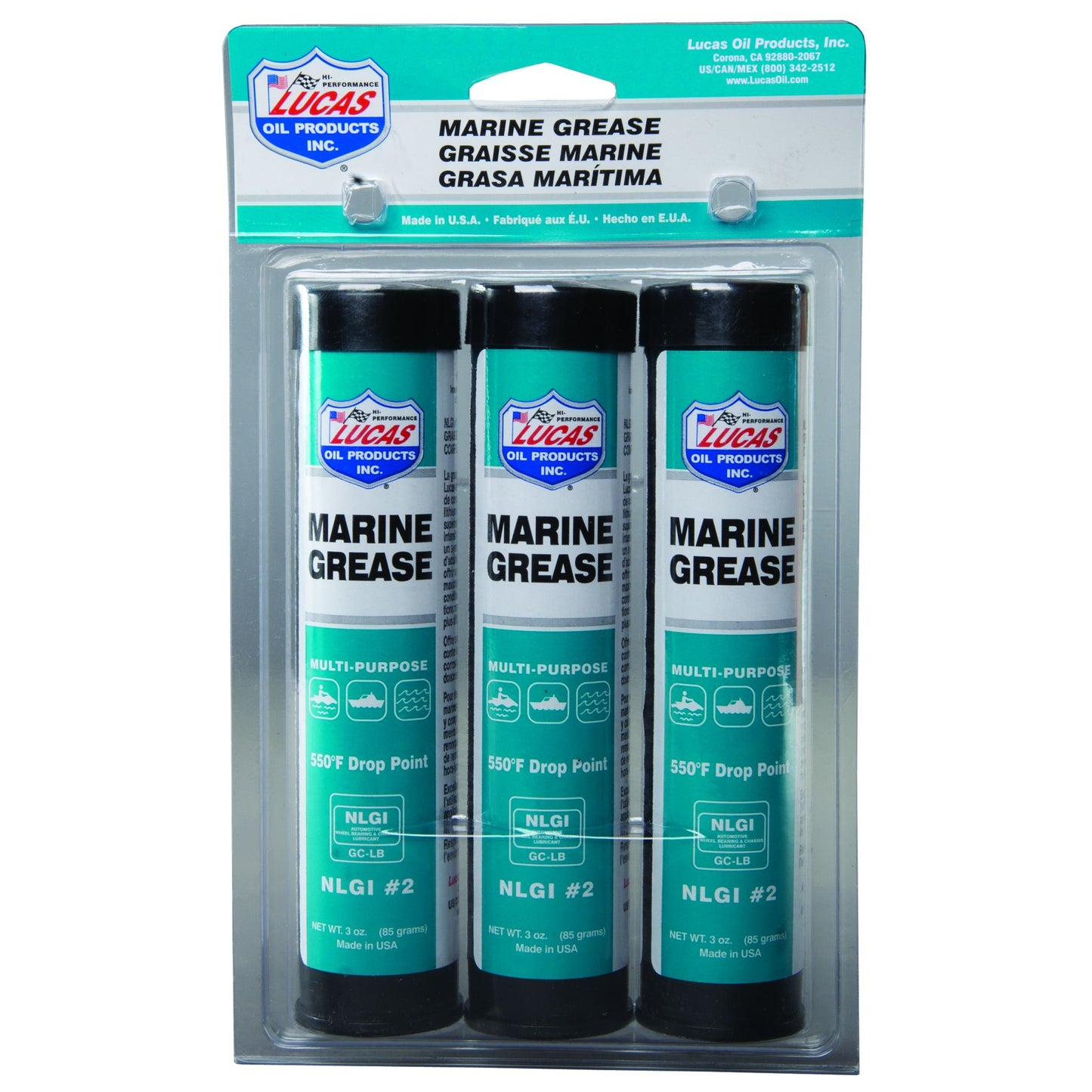 Lucas Oil Products Marine Grease 3-Pack 10682