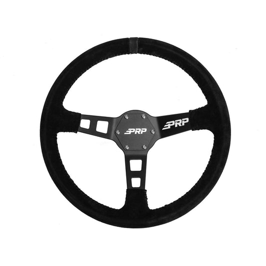 PRP-G120-Deep Dish Suede Steering Wheel