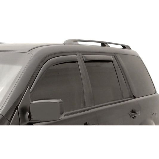 Auto Ventshade 194744 In-Channel Ventvisor Side Window Deflector 4-Piece Set For 2003-2008 Honda Pilot