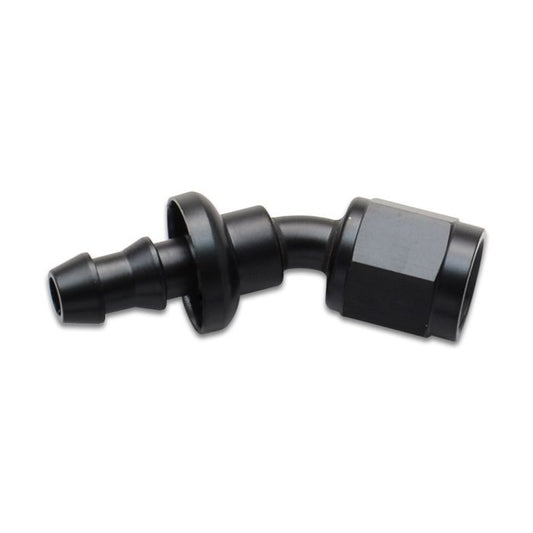 Vibrant Performance - 22308 - Push-On 30 Degree Hose End Elbow Fitting; Size: -8AN