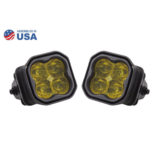 Diode Dynamics - DD6244 - Worklight SS3 Pro Type F2 Kit Yellow SAE Fog