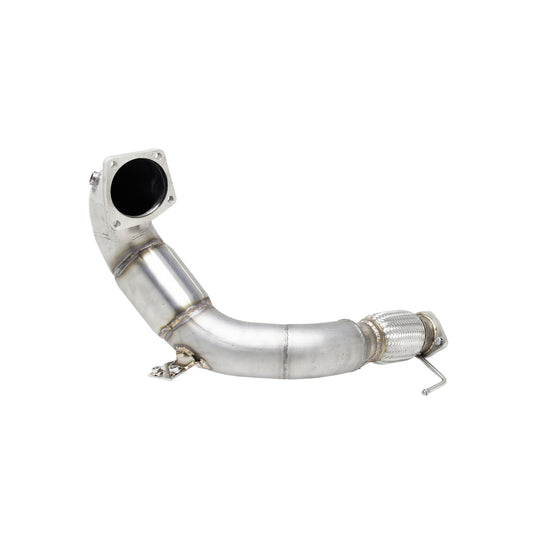 XFORCE Hyundai Veloster N/I30N 2018- 4"-3"Stainless Steel Down Pipe With High Flow Cat(Fits OEM And Also Xforce Cat Back); Exhaust Manifold Down Pipe ES-HY30N-KITB