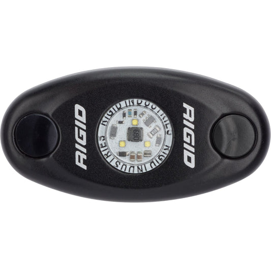 RIGID Industries A-Series LED Light Low Power Blue Black Housing Single 480053