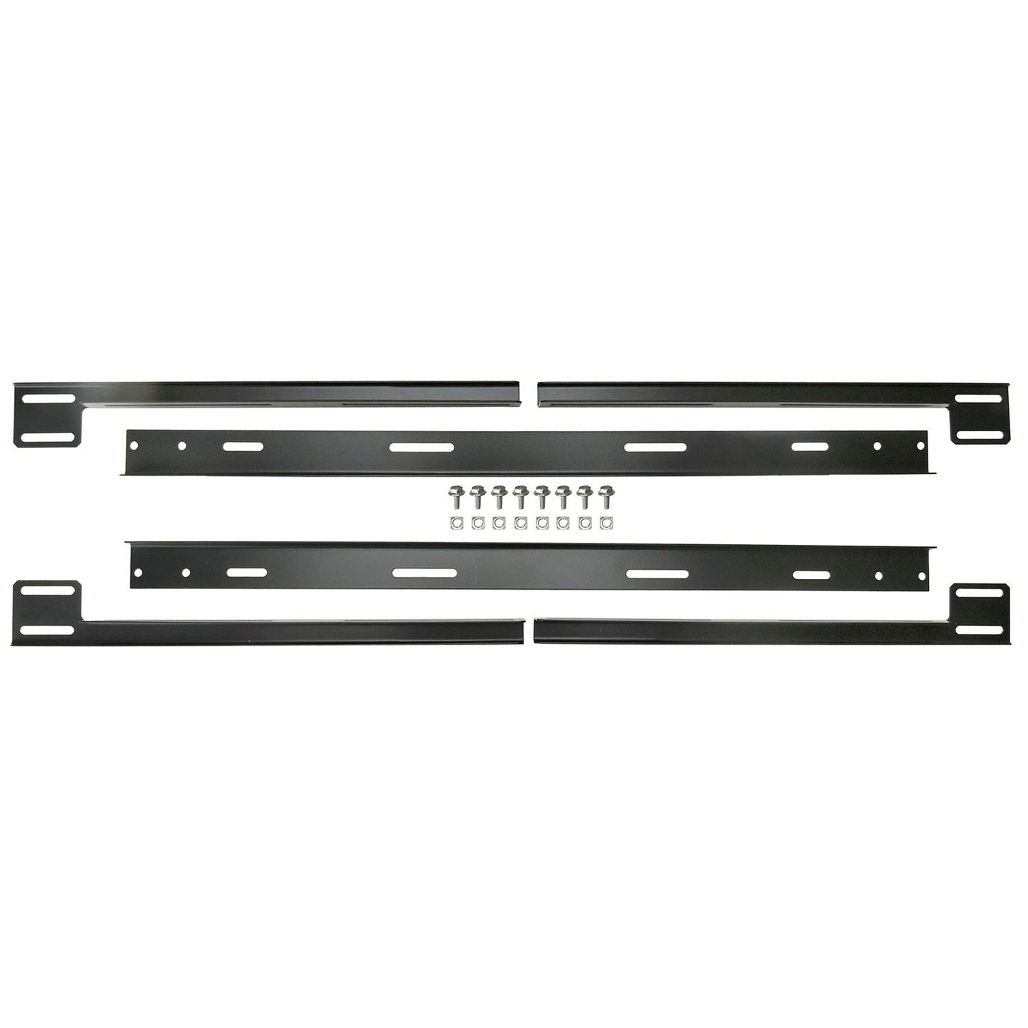 Derale Black Tornado Electric Fan Mounting Bracket Kit, Dual Fan 16701