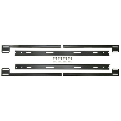 Derale Black Tornado Electric Fan Mounting Bracket Kit, Dual Fan 16701