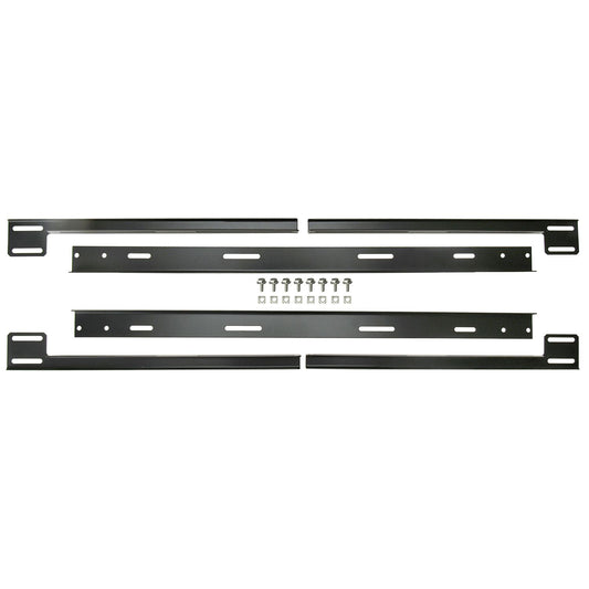 Derale Black Tornado Electric Fan Mounting Bracket Kit, Dual Fan 16701