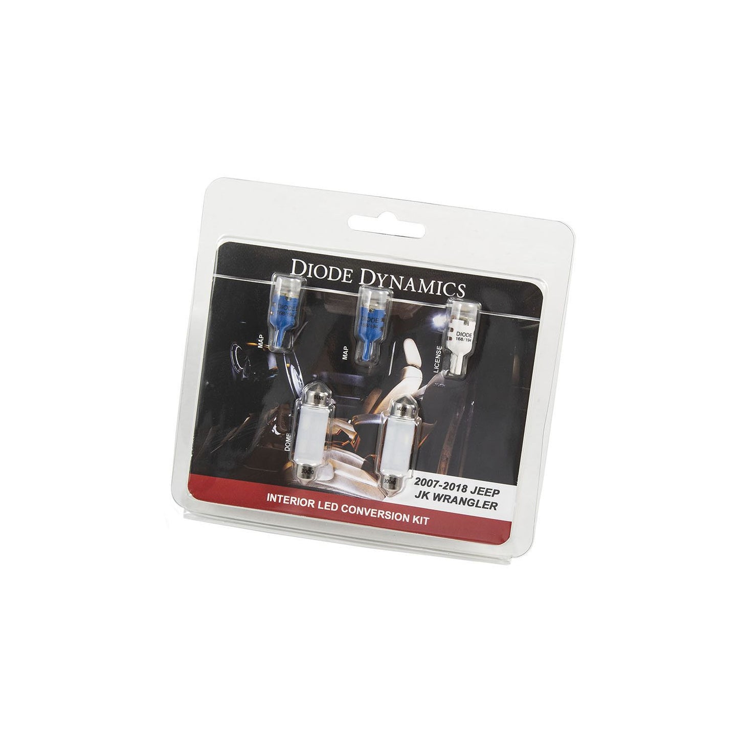 Diode Dynamics - DD0366 - Wrangler JK 4dr Interior Kit - Stage 2 Blue