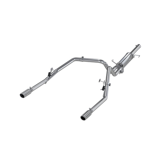 MBRP Exhaust 2 1/2in. Cat Back; Dual Split Rear; T409 S5108409