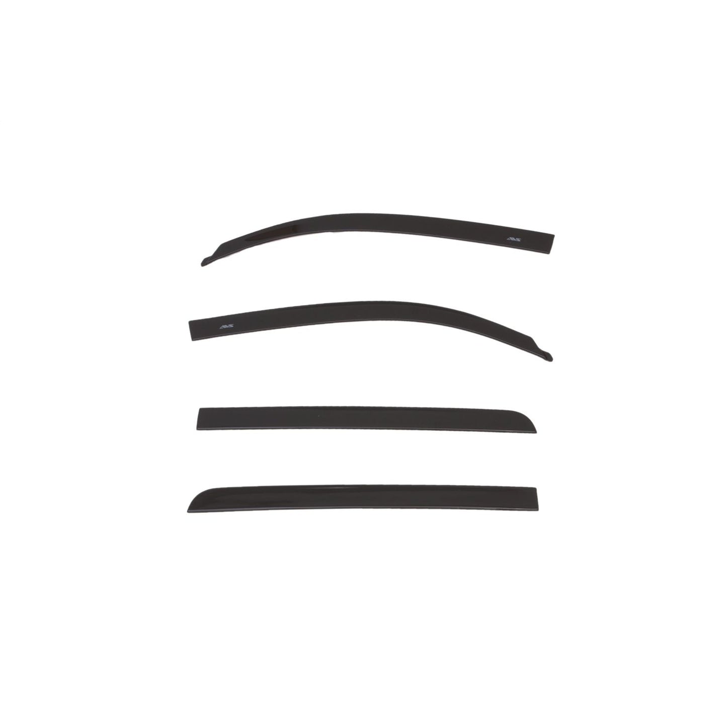 Auto Ventshade 894012-202 Color Match Low Profile Ventvisor Side Window Deflector 4-Piece Set For 2015-2018 Toyota Tundra CrewMax Black