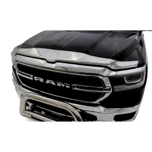 Auto Ventshade 622163 Aeroskin Flush Mount Chrome Hood Protector For 2019-2022 Ram 1500; Will Not Fit Rebel And TRX Models
