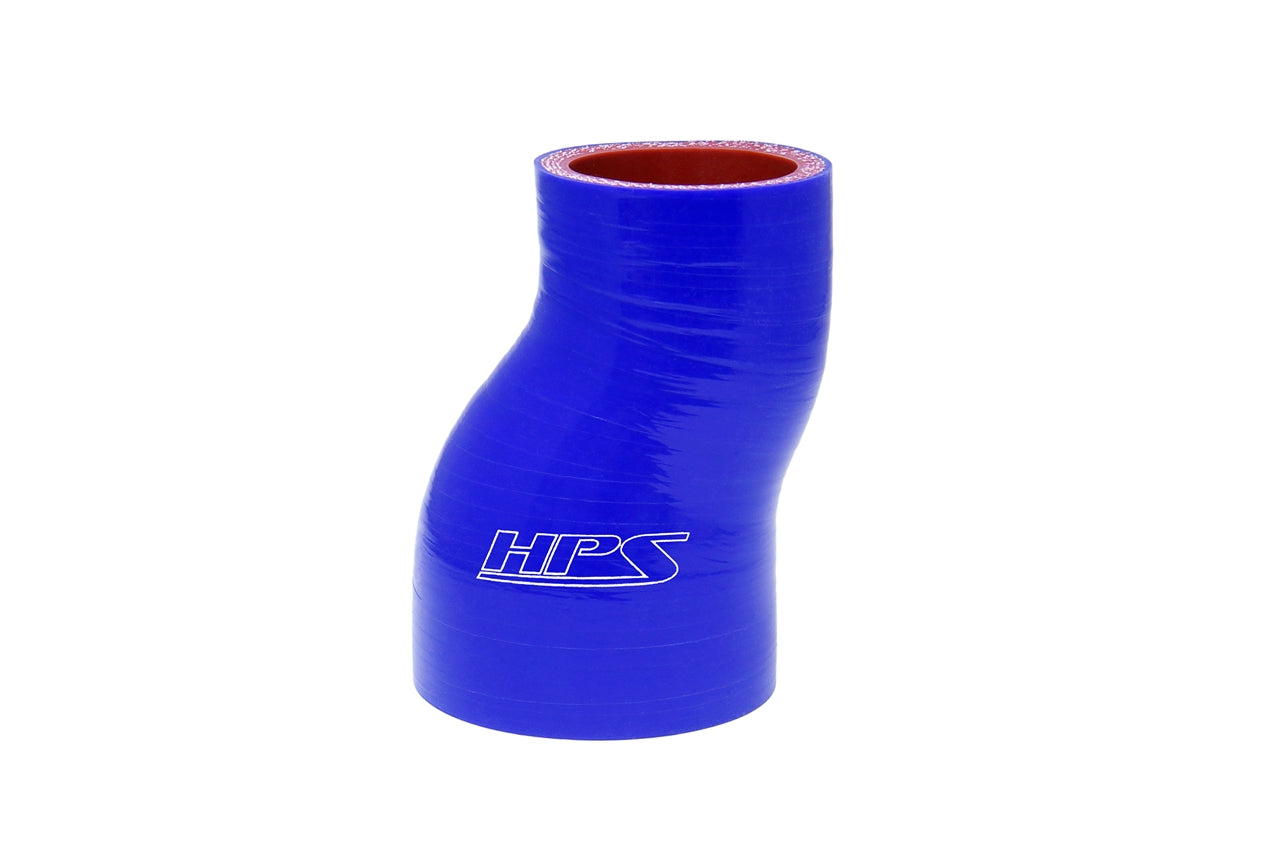 HPS Performance Silicone Offset Reducer HoseHigh Temp Reinforced1-3/4" - 2" ID3" LongBlue HTSOR-175-200-BLUE