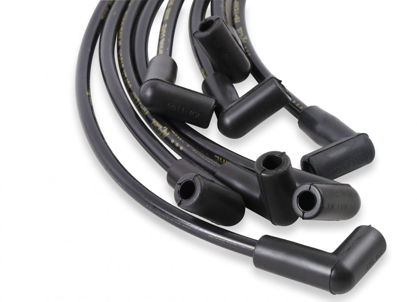 ACCEL Spark Plug Wire Set - 90 Deg Boots - Black 5048K