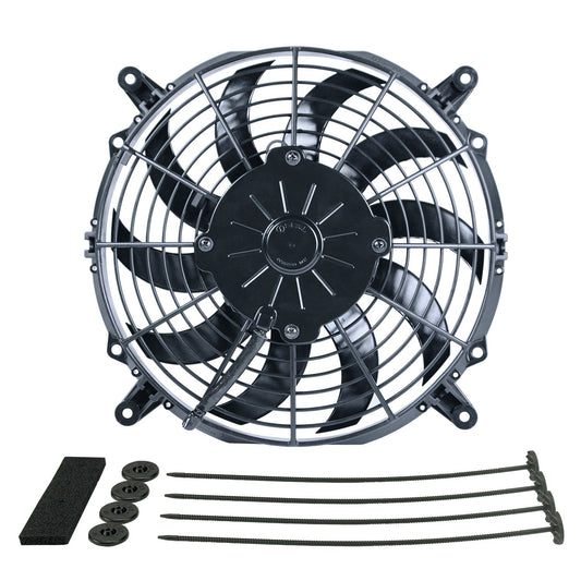Derale 10" High Output Curved Blade Electric Puller Fan 16110