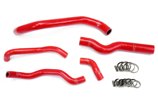 HPS Performance 3-ply Reinforced Silicone Replaces Rubber Radiator And Heater Coolant Hoses 57-1973-RED