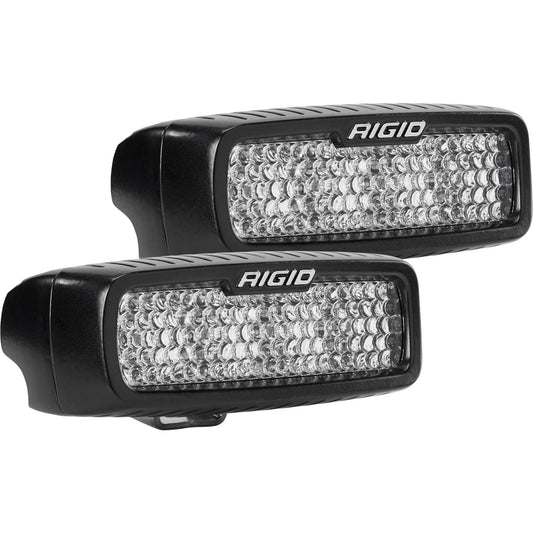 RIGID Industries SR-Q Series PRO Flood Diffused Surface Mount Black Housing Pair 905513