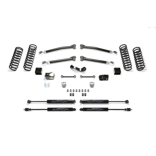 Fabtech 3" TRAIL W/ STEALTH 2007-18 JEEP JK 2-DOOR K4089M