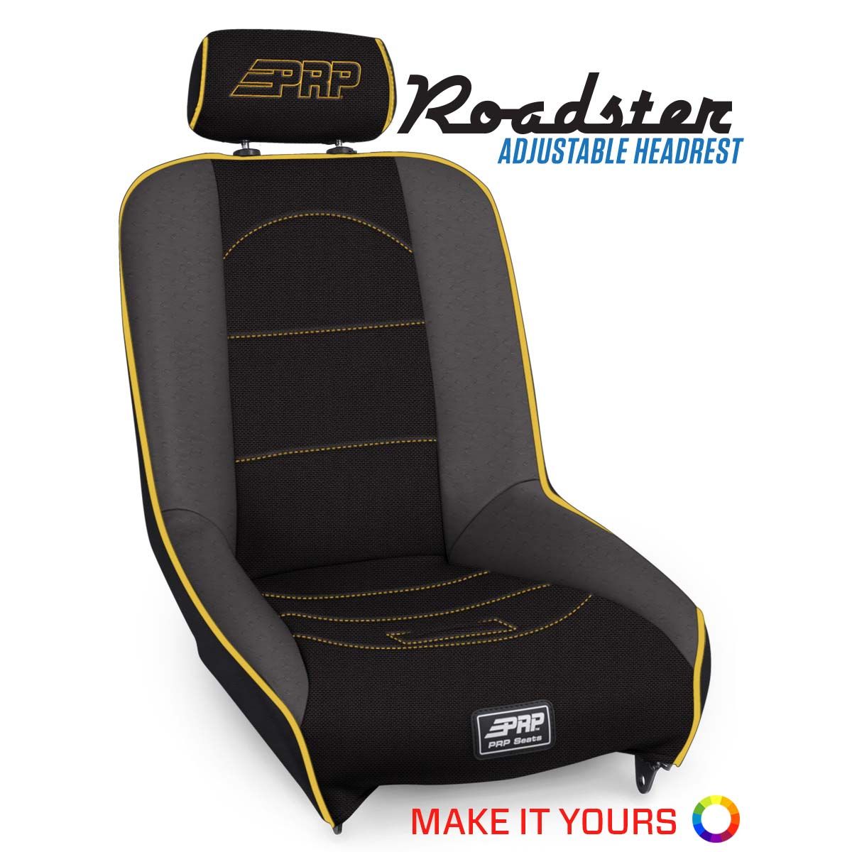 PRP-A150115-Roadster Low Back Suspension Seat with Adjustable Headrest