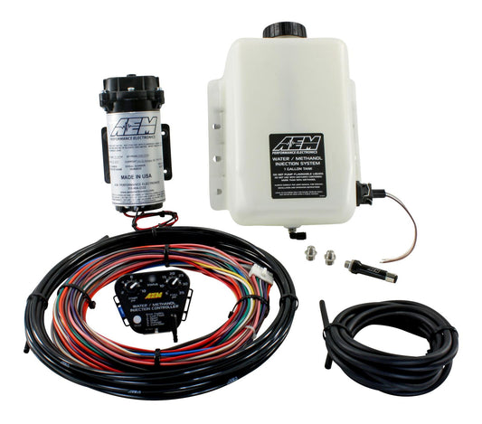 AEM Water/Methanol Injection Kit - V2 Internal MAP with 35psi max, 200psi WM Pump, 1 Gallon Reservoir, Conductive Fluid Level Sensor 30-3300