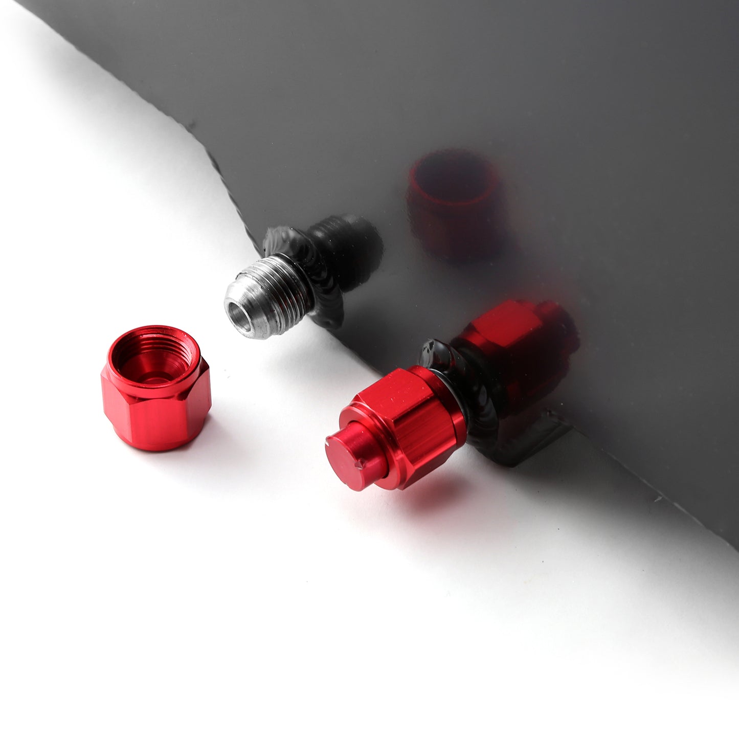 Speedmaster 1-130-008 10 Gallon / 40 Litre Black Aluminum Fuel Cell W/Sending Unit