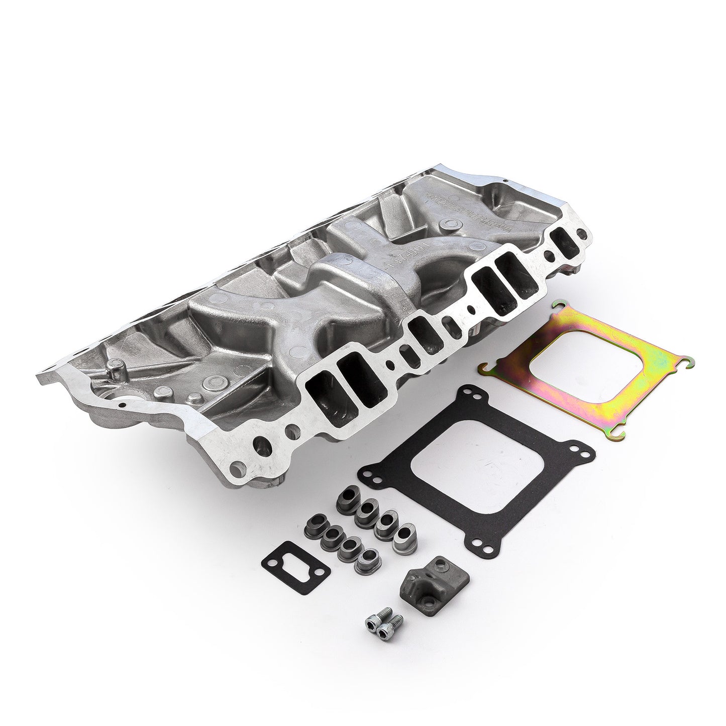 Speedmaster 1-147-002 Fits Chevy SBC 350 LowRise 1957-95 (Non Egr) Intake Manifold Machine Polished