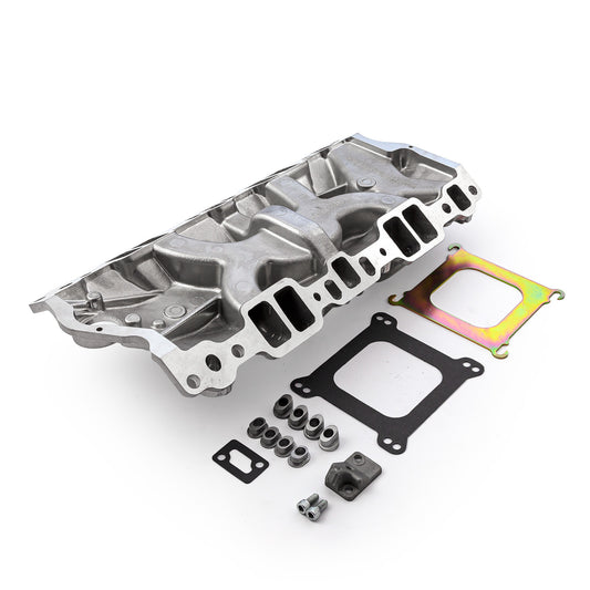 Speedmaster 1-147-002 Fits Chevy SBC 350 LowRise 1957-95 (Non Egr) Intake Manifold Machine Polished