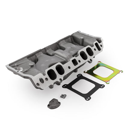 Speedmaster 1-147-016 Fits Chevy BBC 454 LowRise Oval Port Intake Manifold Satin