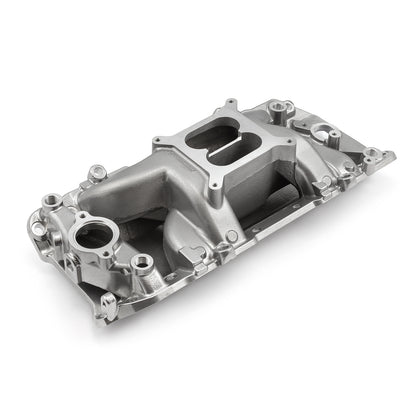 Speedmaster 1-147-020 Fits Chevy BBC 454 MidRise Air Oval Port Intake Manifold Machine Polished