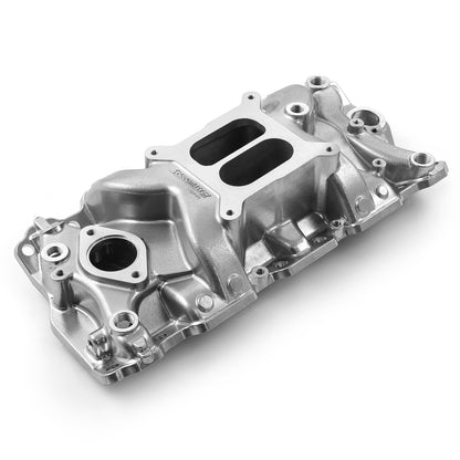 Speedmaster 1-147-080 Fits Chevy SBC 350 LowRise+ 1957-95 (Non Egr) Intake Manifold Machine Polished