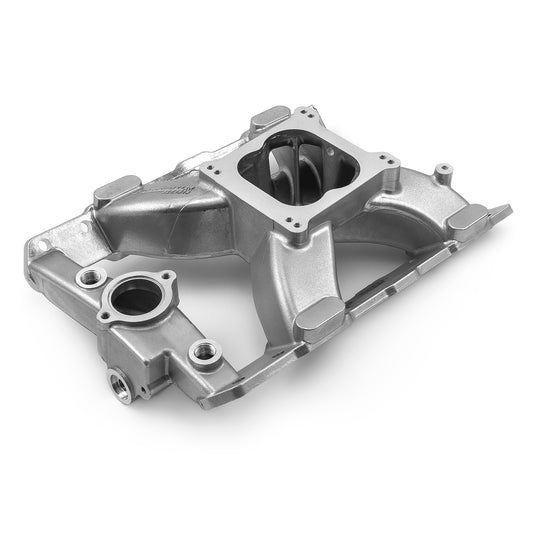 Speedmaster 1-147-092 Pontiac 326 350 389 400 421 428 455 HiRise Intake Manifold Machine Polished