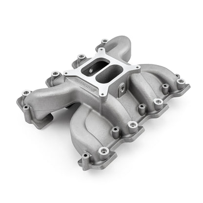 Speedmaster 1-147-105-01 Fits Chevy GM LS3 MidRise Air Dual Plane 4150 Carby Manifold [Satin]