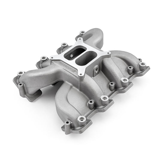 Speedmaster 1-147-105-01 Fits Chevy GM LS3 MidRise Air Dual Plane 4150 Carby Manifold [Satin]
