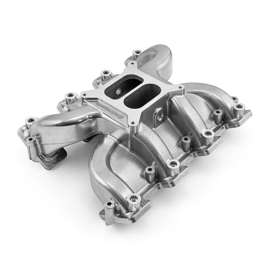 Speedmaster 1-147-105-02 Fits Chevy GM LS3 MidRise Air Dual Plane 4150 Carby Manifold [Machine Polished]