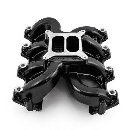 Speedmaster 1-147-105-03 Fits Chevy GM LS3 MidRise Air Dual Plane 4150 Carby Manifold [Black]