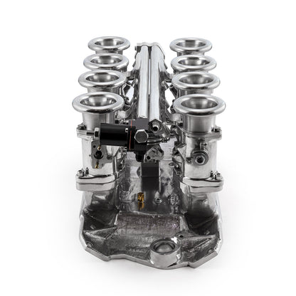 Speedmaster 1-148-003 Fits Chevy SBC 350 Downdraft EFI Stack Intake Manifold System Complete Polished
