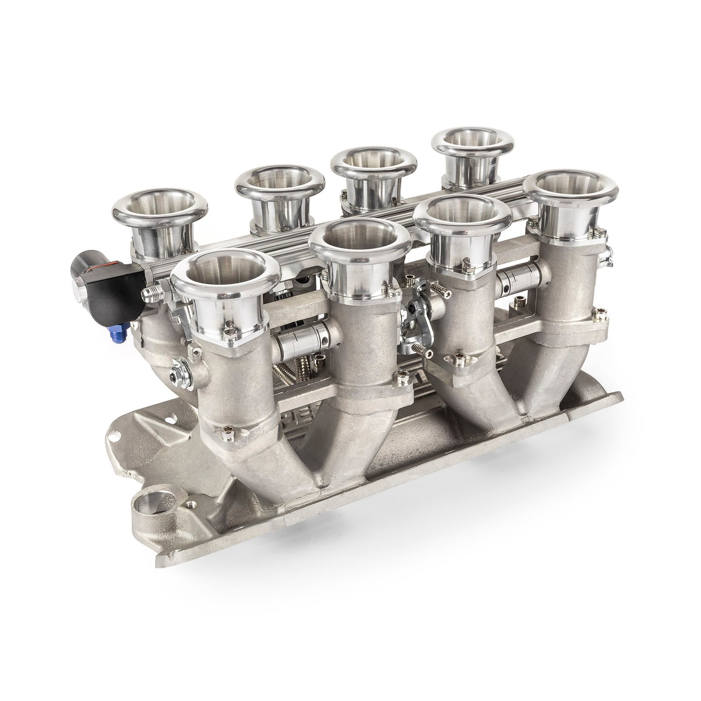 Speedmaster 1-148-041 Fits Chevy SBC 350 Downdraft EFI Stack Intake Manifold System Complete Satin
