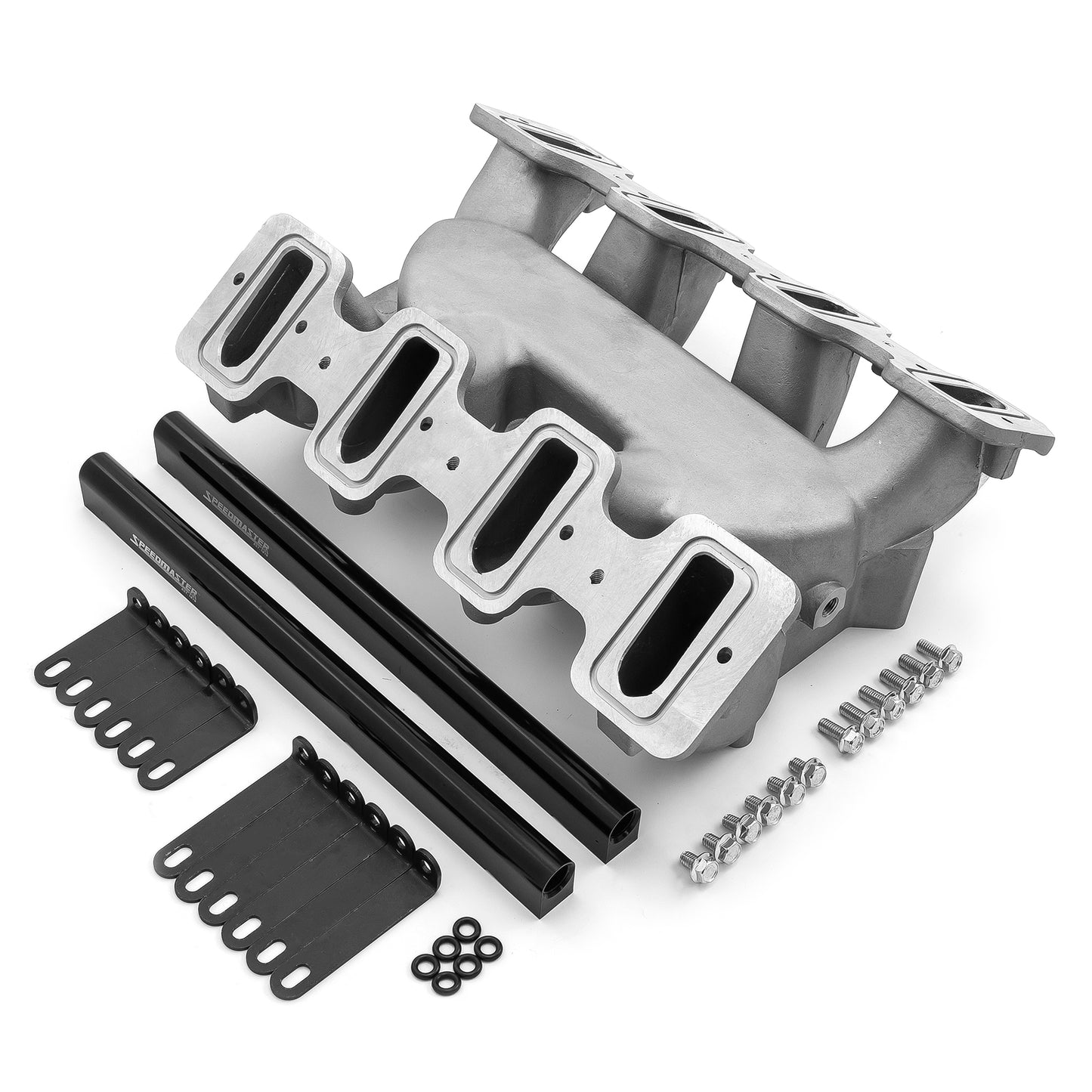 Speedmaster 1-148-053-01 Fits Chevy GM LS1 LS2 LS6 2x4-Barrel Dual Plane Fuel Injected Intake Manifold Satin