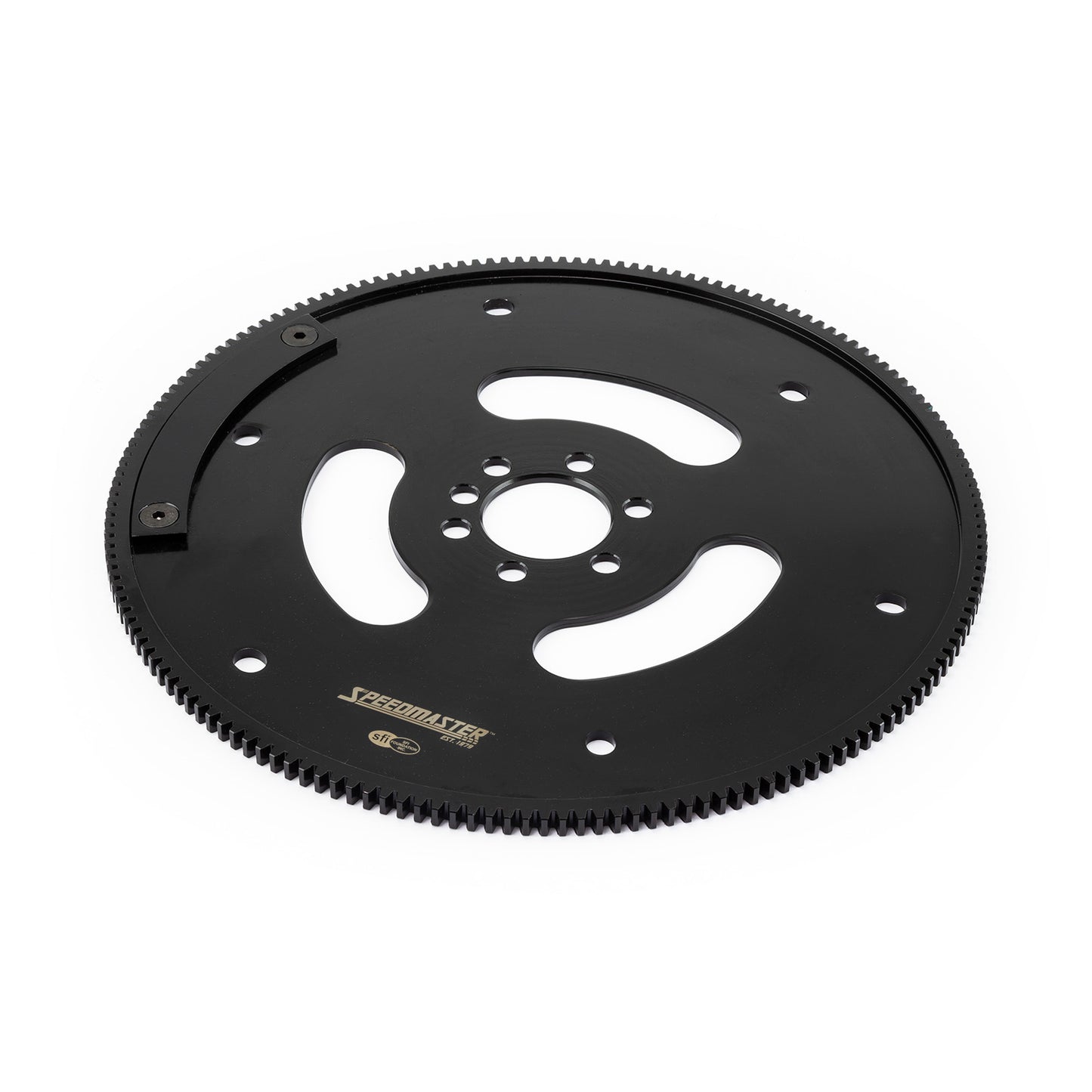 Speedmaster 1-226-011 Fits Chevy SBC 350 Late 1PC Rms 168 Tooth DNA® Billet Black Oxide SFI Flexplate