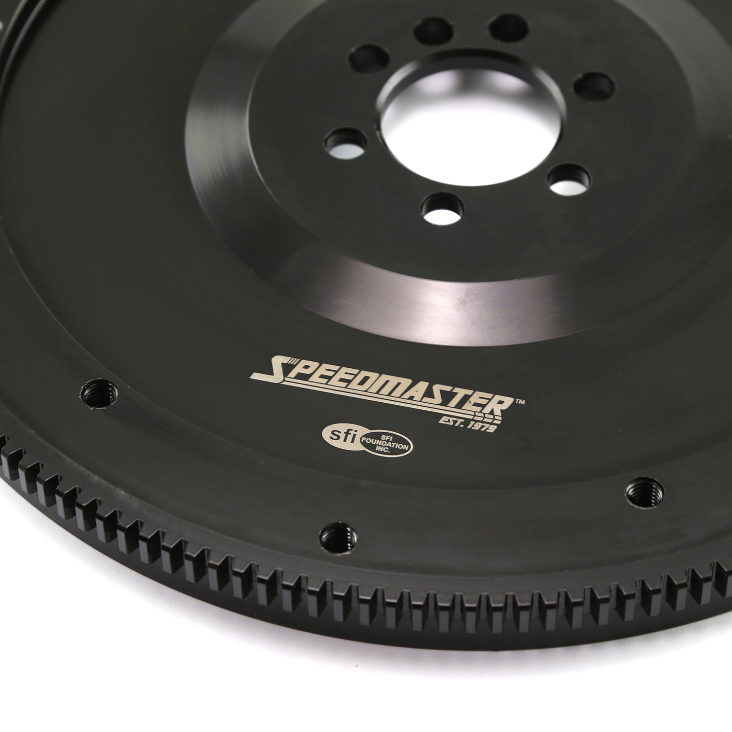 Speedmaster 1-229-003 Fits Chevy SBC 350 Late 1PC RMS 168 Tooth DNA® Billet Black Oxide SFI Flywheel