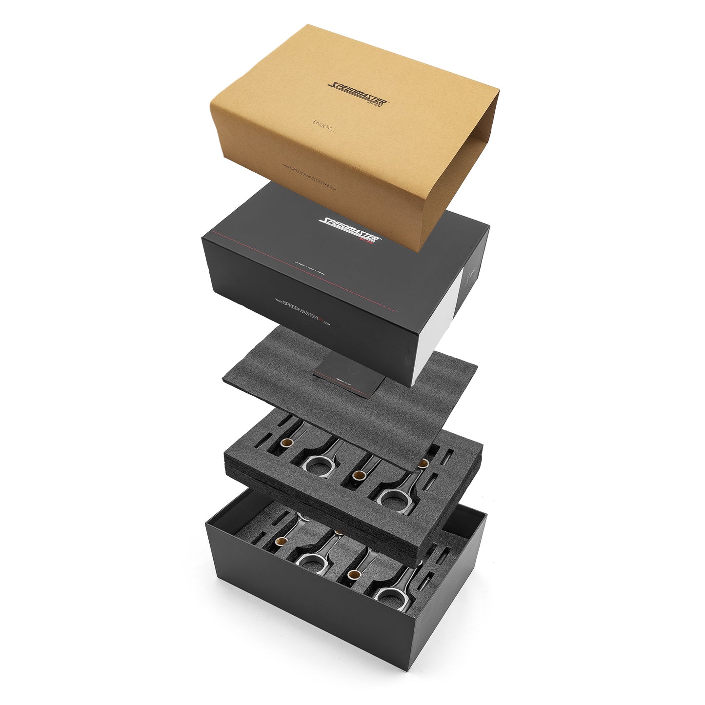 Speedmaster 1-274-018 H Beam 5.956" 2.310" .912" 4340 Connecting Rods Fits Ford 351 Windsor W/ ARP 8740