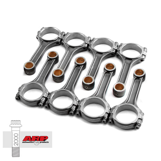 Speedmaster 1-274-012 I Beam 6.385" 2.200" .990" 5140 Connecting Rods Fits Chevy BBC 454 W/ ARP 2000