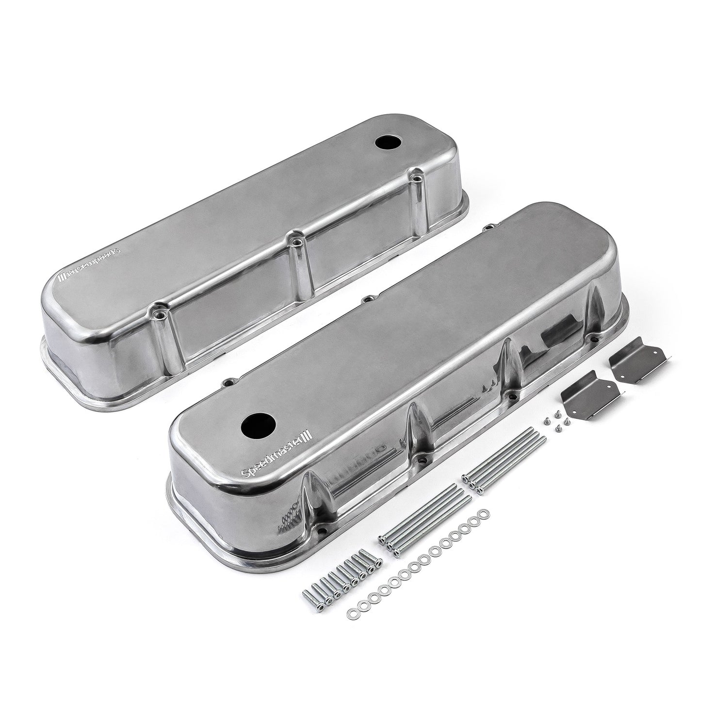 Speedmaster 1-314-002-01 Fits Chevy BBC 454 Aluminum Valve Covers [Polished]