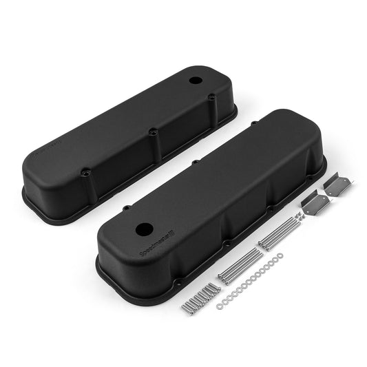 Speedmaster 1-314-002-03 Fits Chevy BBC 454 Aluminum Valve Covers [Black]