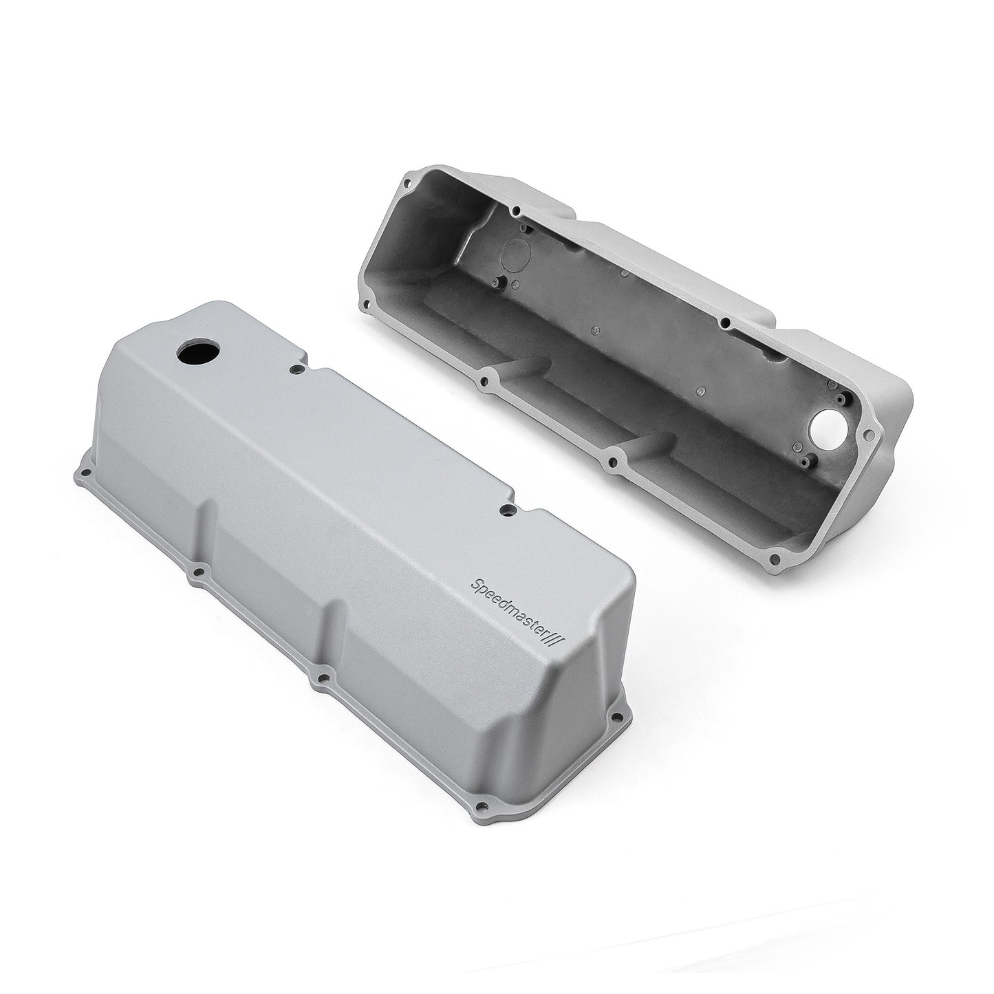 Speedmaster 1-314-005-02 Fits Ford 302 351C Cleveland Aluminum Valve Covers [Silver]