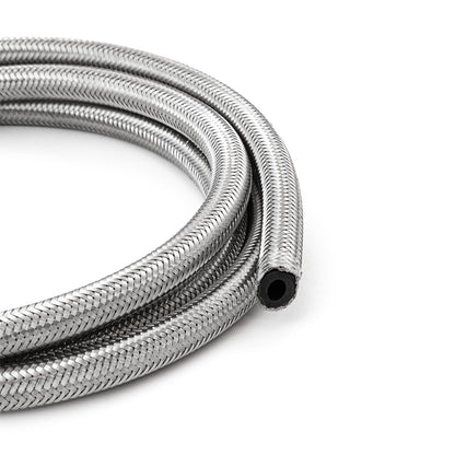 Speedmaster 1-339-001-04 -4 AN Braided Stainless Steel Hose Line [15 Ft. Length]