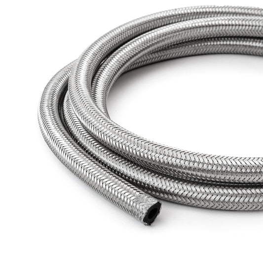 Speedmaster 1-339-001-05 -4 AN Braided Stainless Steel Hose Line [20 Ft. Length]