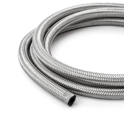 Speedmaster 1-339-001-03 -4 AN Braided Stainless Steel Hose Line [10 Ft. Length]