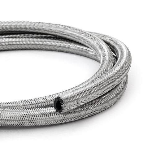 Speedmaster 1-339-002-04 -6 AN Braided Stainless Steel Hose Line [15 Ft. Length]