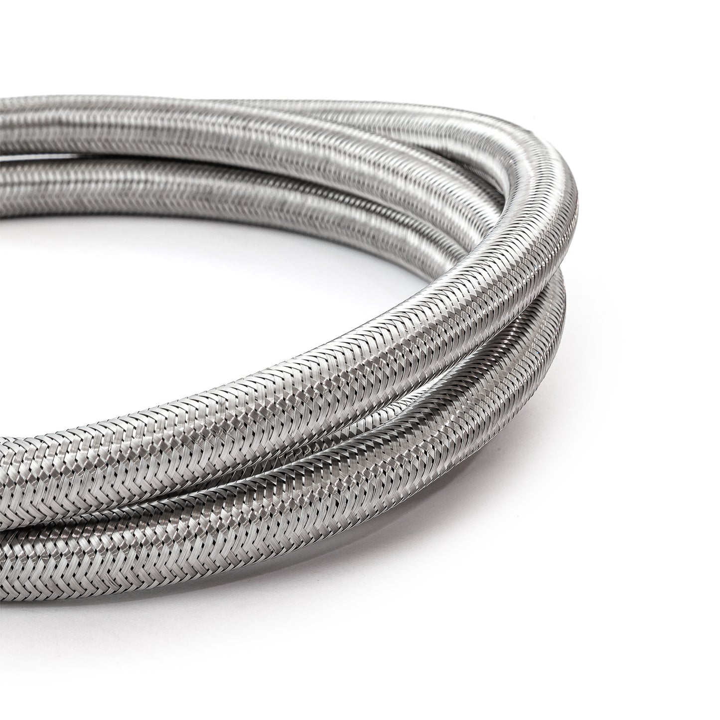 Speedmaster 1-339-003-04 -8 AN Braided Stainless Steel Hose Line [15 Ft. Length]