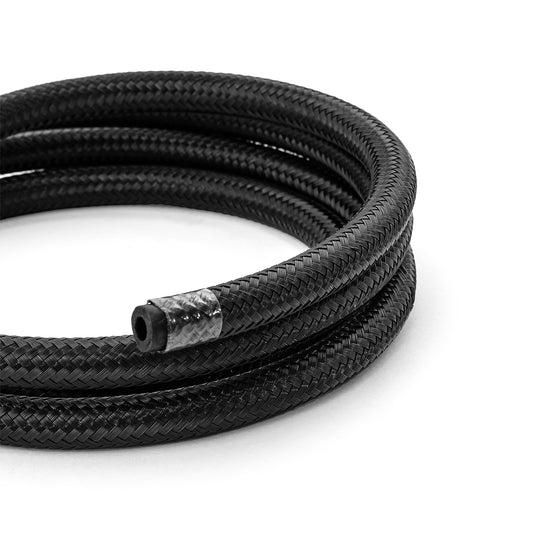 Speedmaster 1-339-007-03 -4 AN Braided Black Nylon Hose Line [10 Ft. Length]
