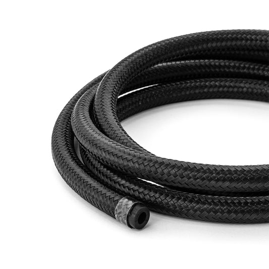 Speedmaster 1-339-007-01 -4 AN Braided Black Nylon Hose Line [3 Ft. Length]